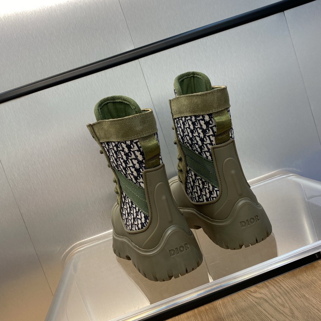 Dior Lace-up Ankle Boots - Image 9