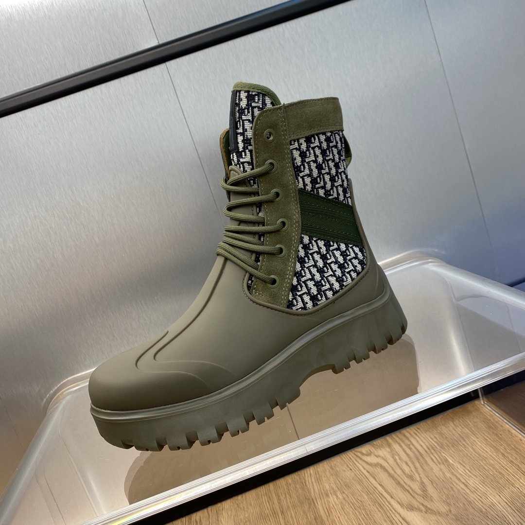 Dior Lace-up Ankle Boots - Image 4