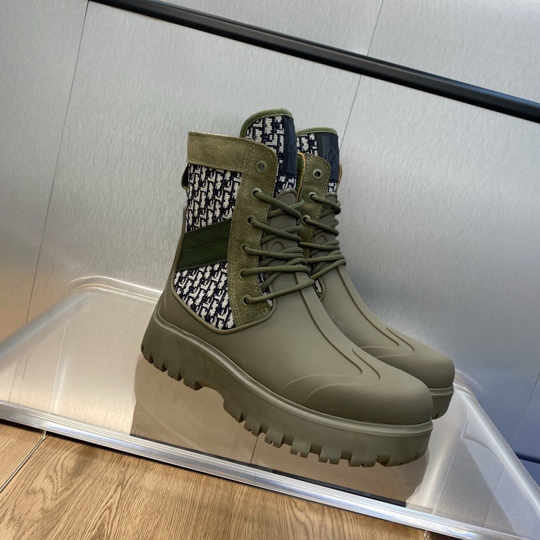 Dior Lace-up Ankle Boots - Image 5