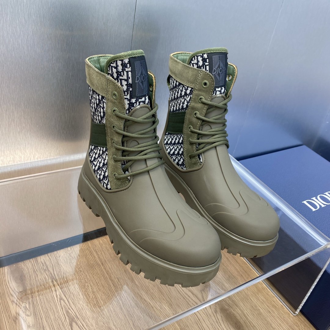 Dior Lace-up Ankle Boots - Image 3