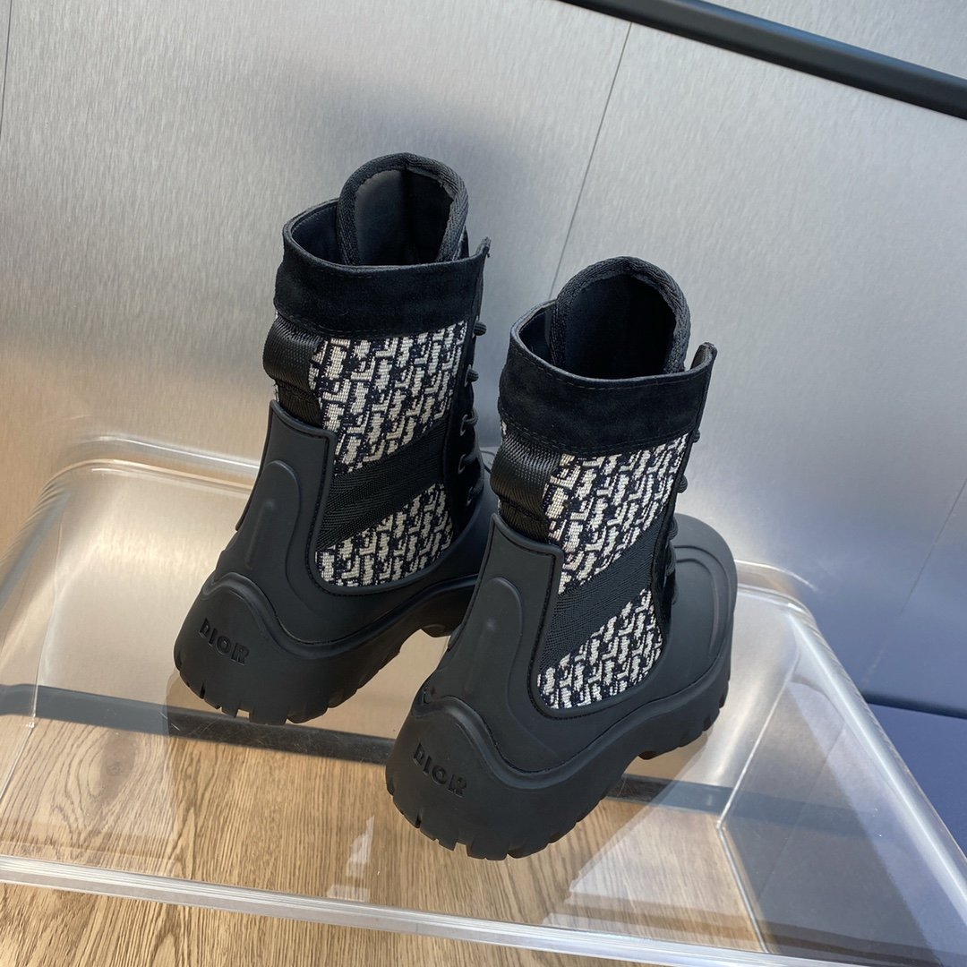 Dior Lace-up Ankle Boots - Image 8