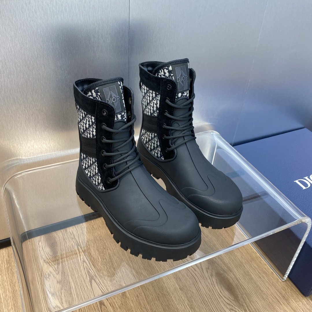 Dior Lace-up Ankle Boots - Image 3