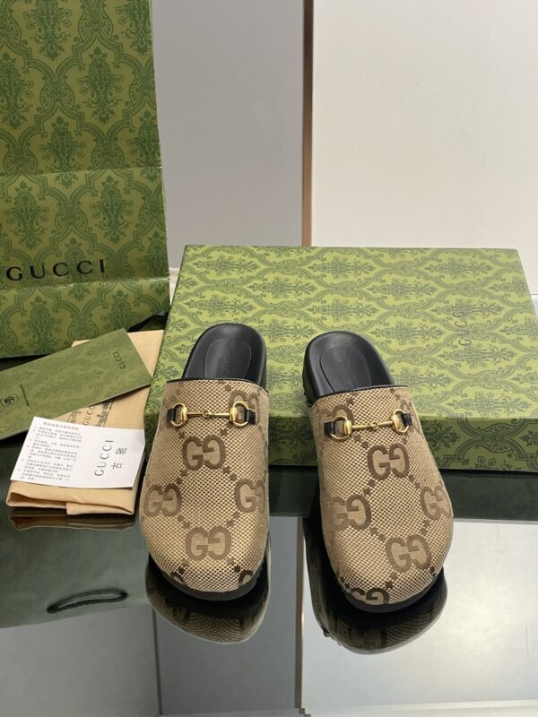 Gucci New Horsebit Slip-on Mules