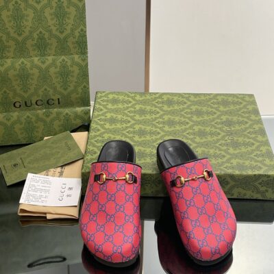 Gucci New Horsebit Slip-on Mules