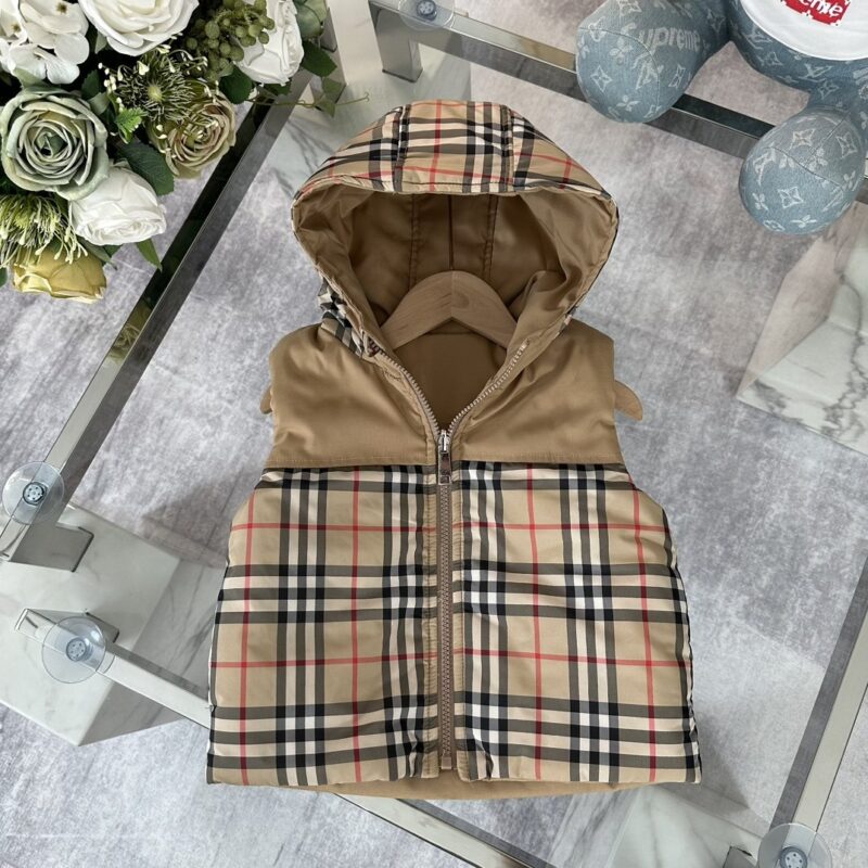 Burberry Kids Hooded Vest