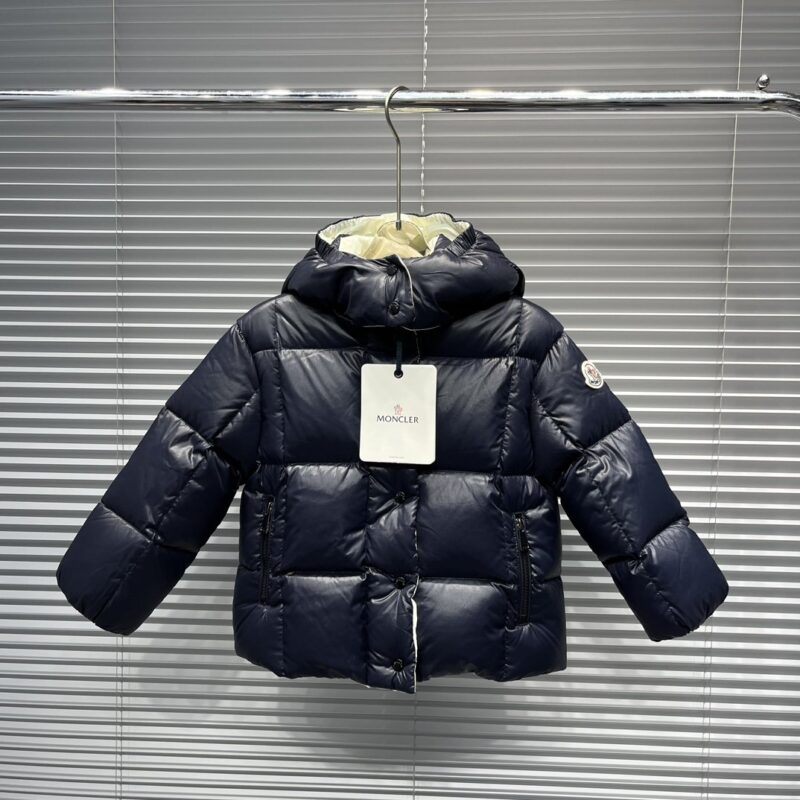Moncler Kids Hooded Down Jacket