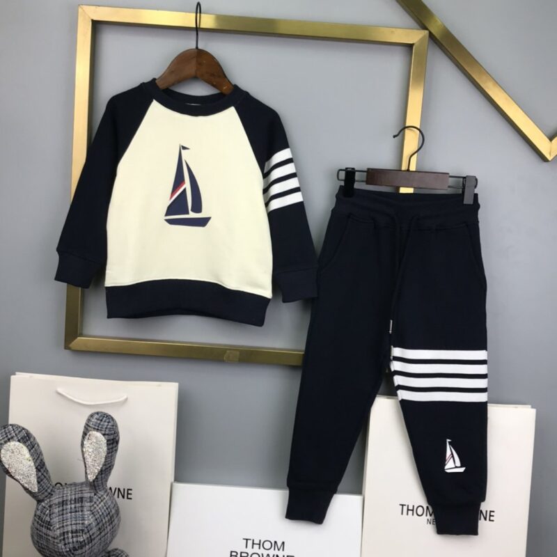Thom Browne Kids Sweater & Trousers