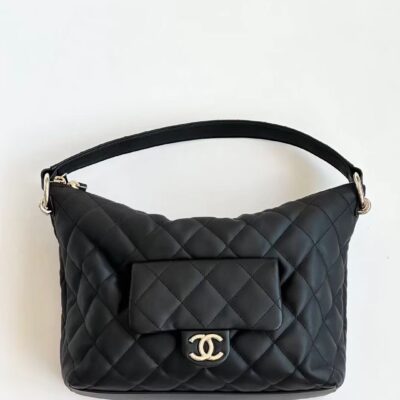 Chanel 23 Quilted Hobo Bag