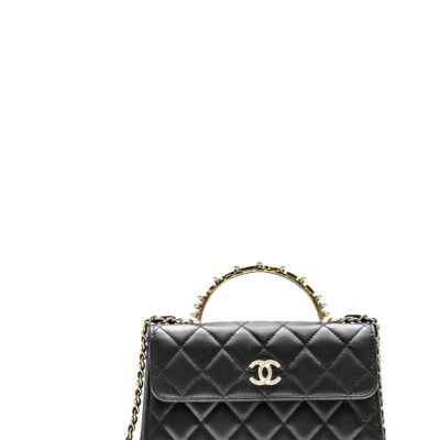 Chanel Top Handle Clutch on Chain