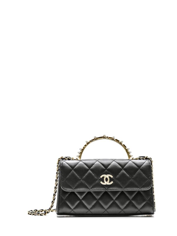 Chanel Top Handle Clutch on Chain