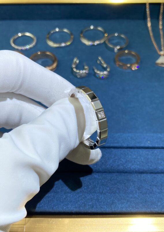 Chopin 1 Diamond Ring, White Gold