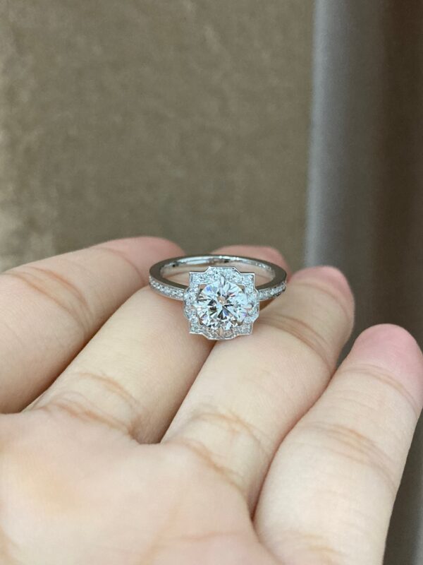 HW Diamond Ring, White Gold