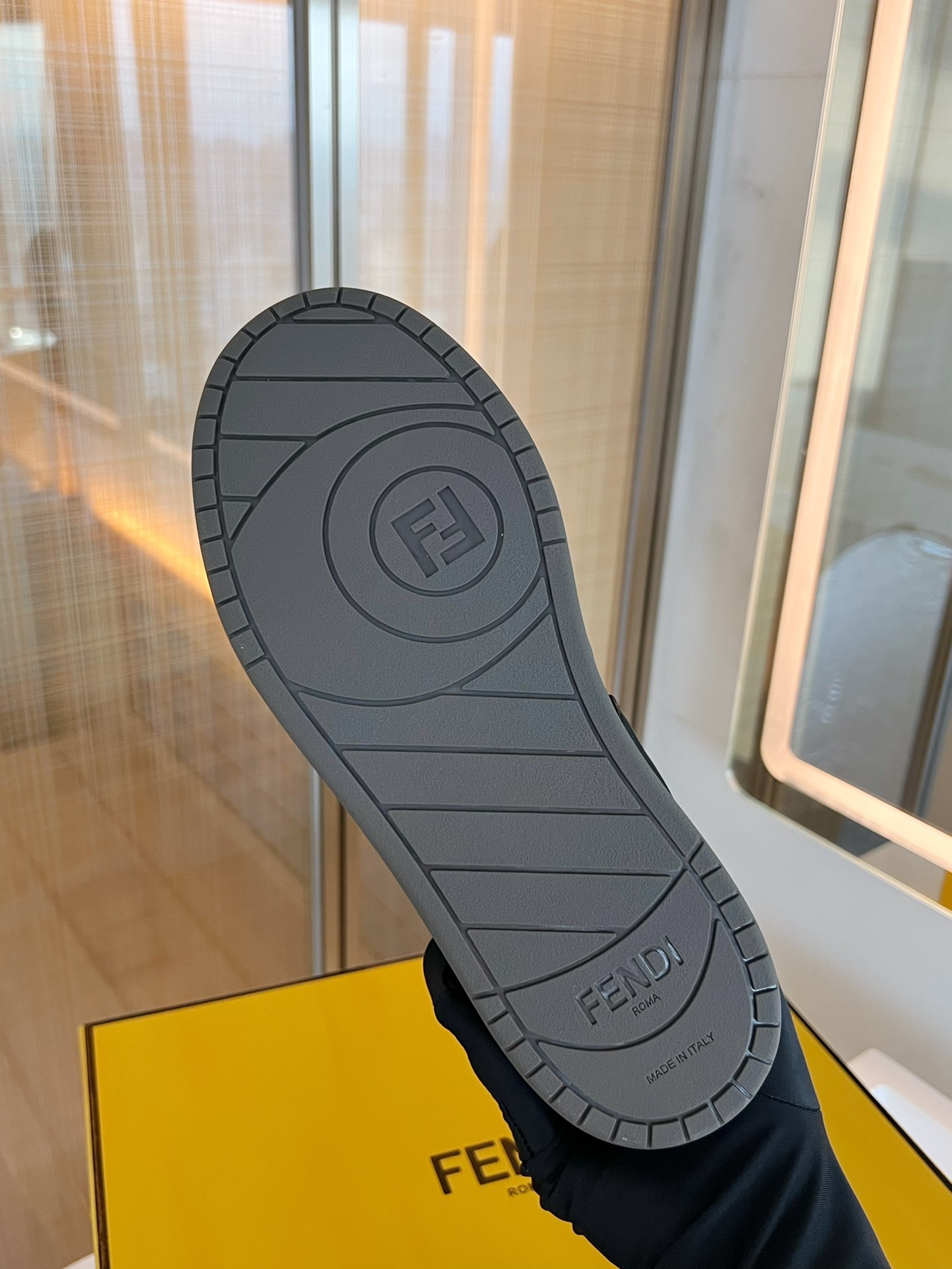 Fendi 2023 New Lace-up High-top Sneakers. - Image 6