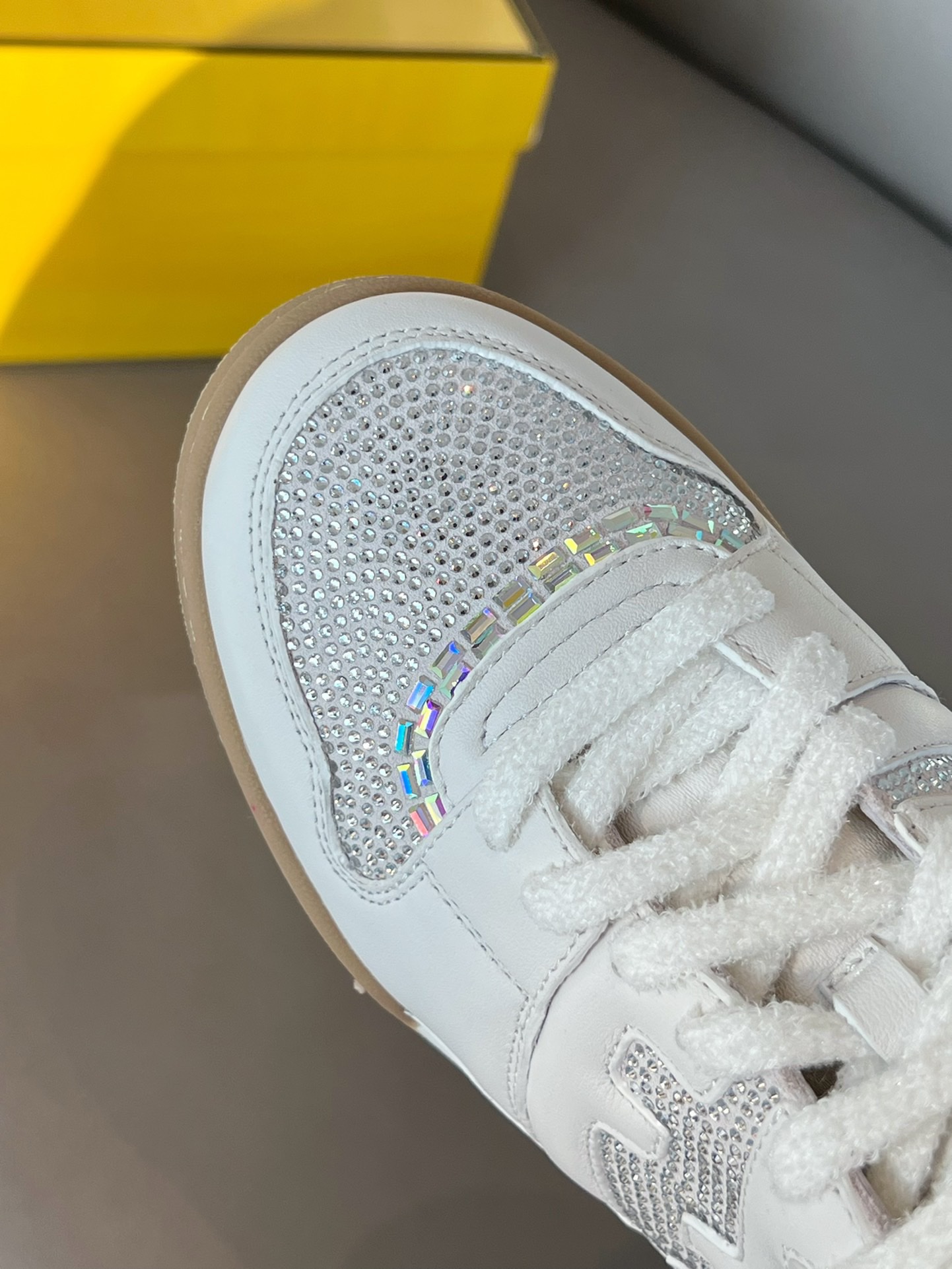 Fendi 2023 New Lace-up High-top Sneakers. - Image 5