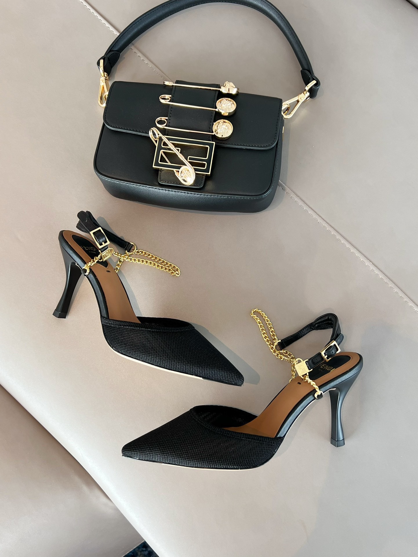 Fendi 2023 ss New Colibrì Lite Slingback Shoes - Image 2