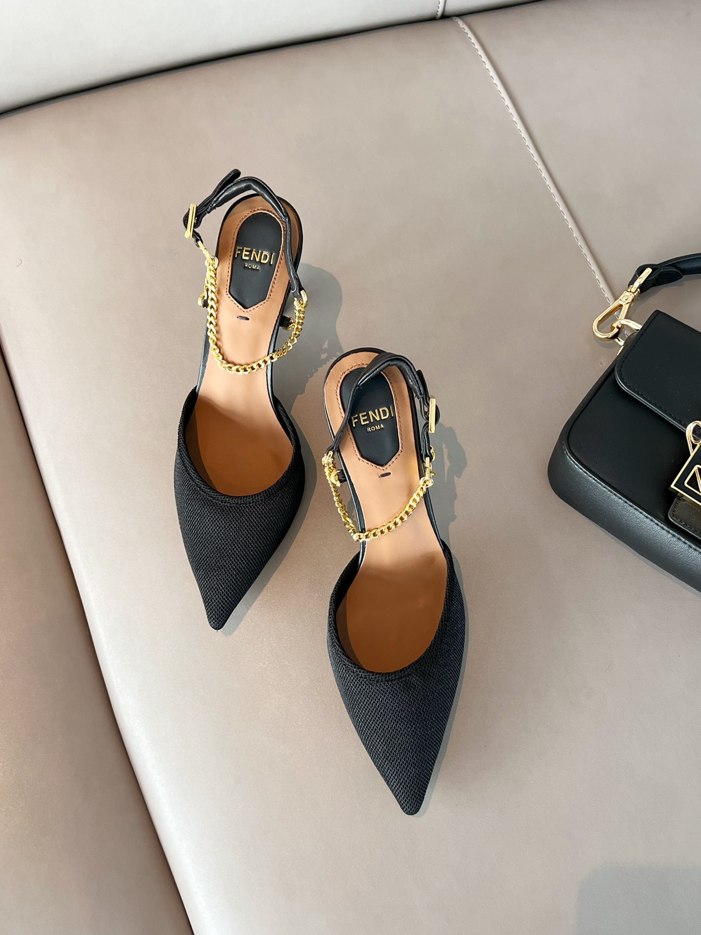 Fendi 2023 ss New Colibrì Lite Slingback Shoes - Image 6