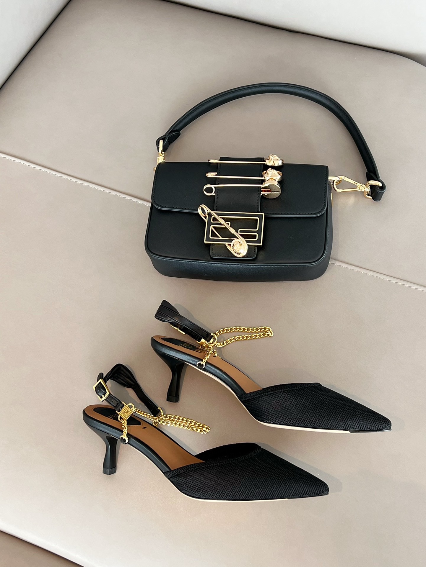 Fendi 2023 ss New Colibrì Lite Slingback Shoes - Image 5