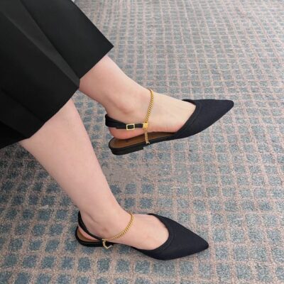 Fendi 2023 ss New Colibrì Lite Slingback Shoes