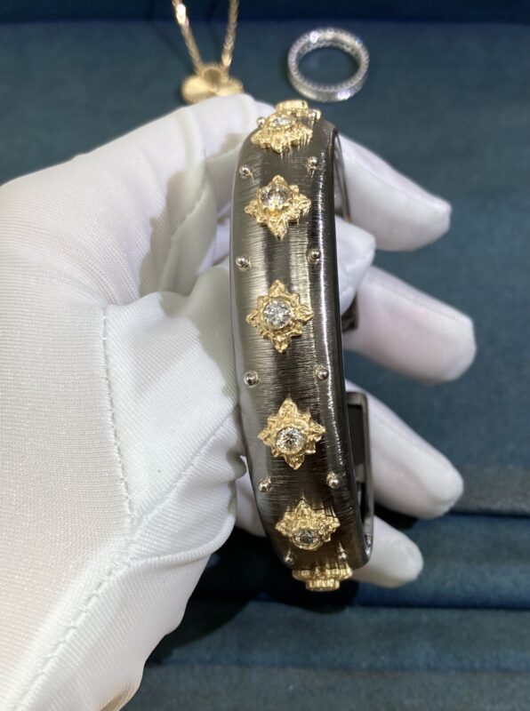 Buccellati bracelet, gold+white gold