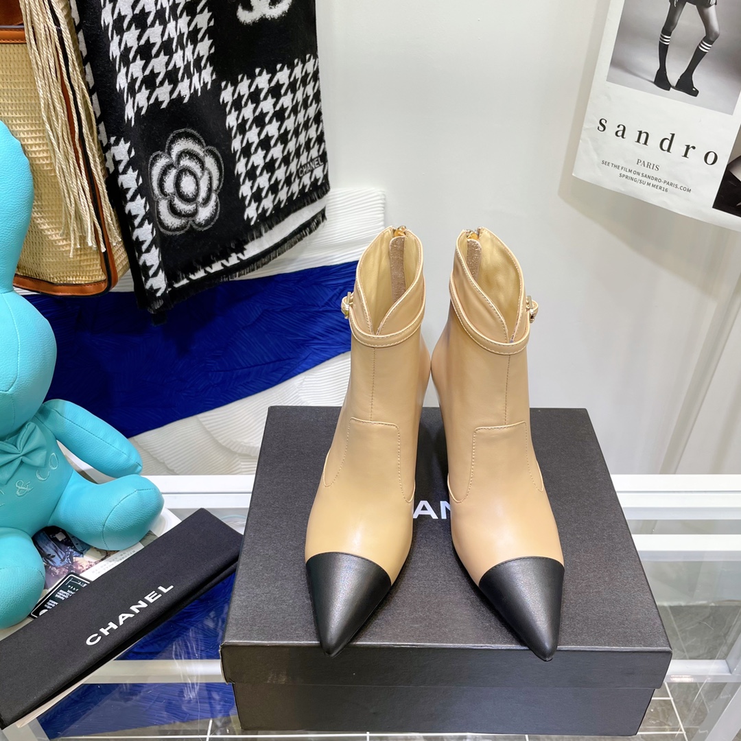 Chanel High-heeled Ankle Boots