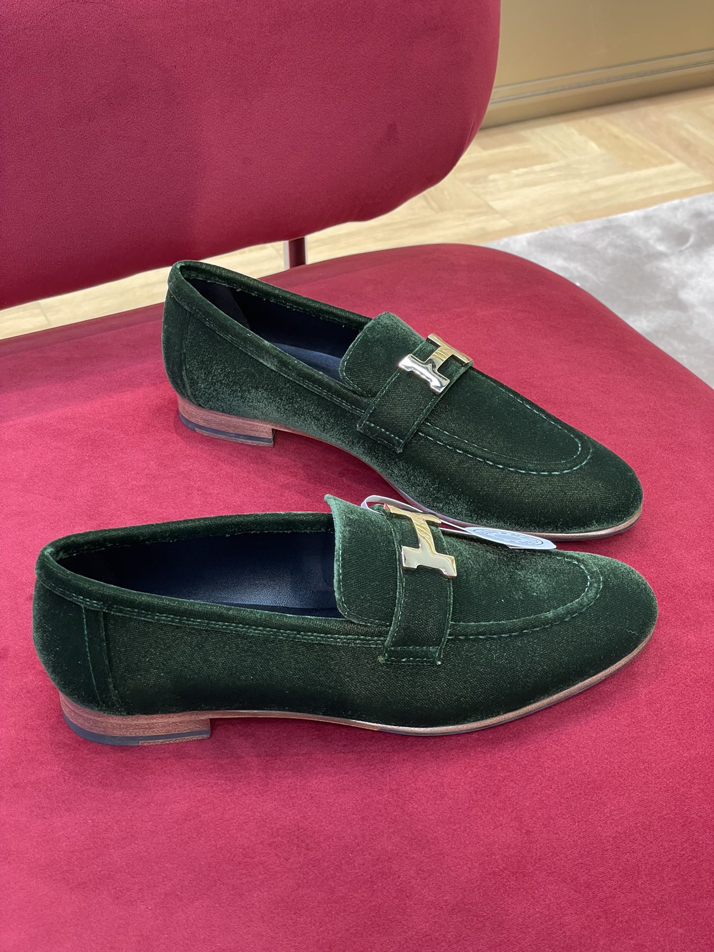 Hermes H Buckle Loafers - Image 6