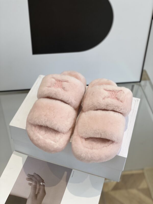 Celine Wool Slippers