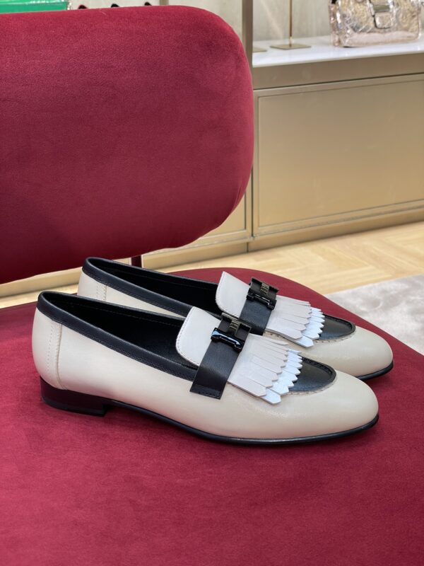 Hermes Fringed Loafers