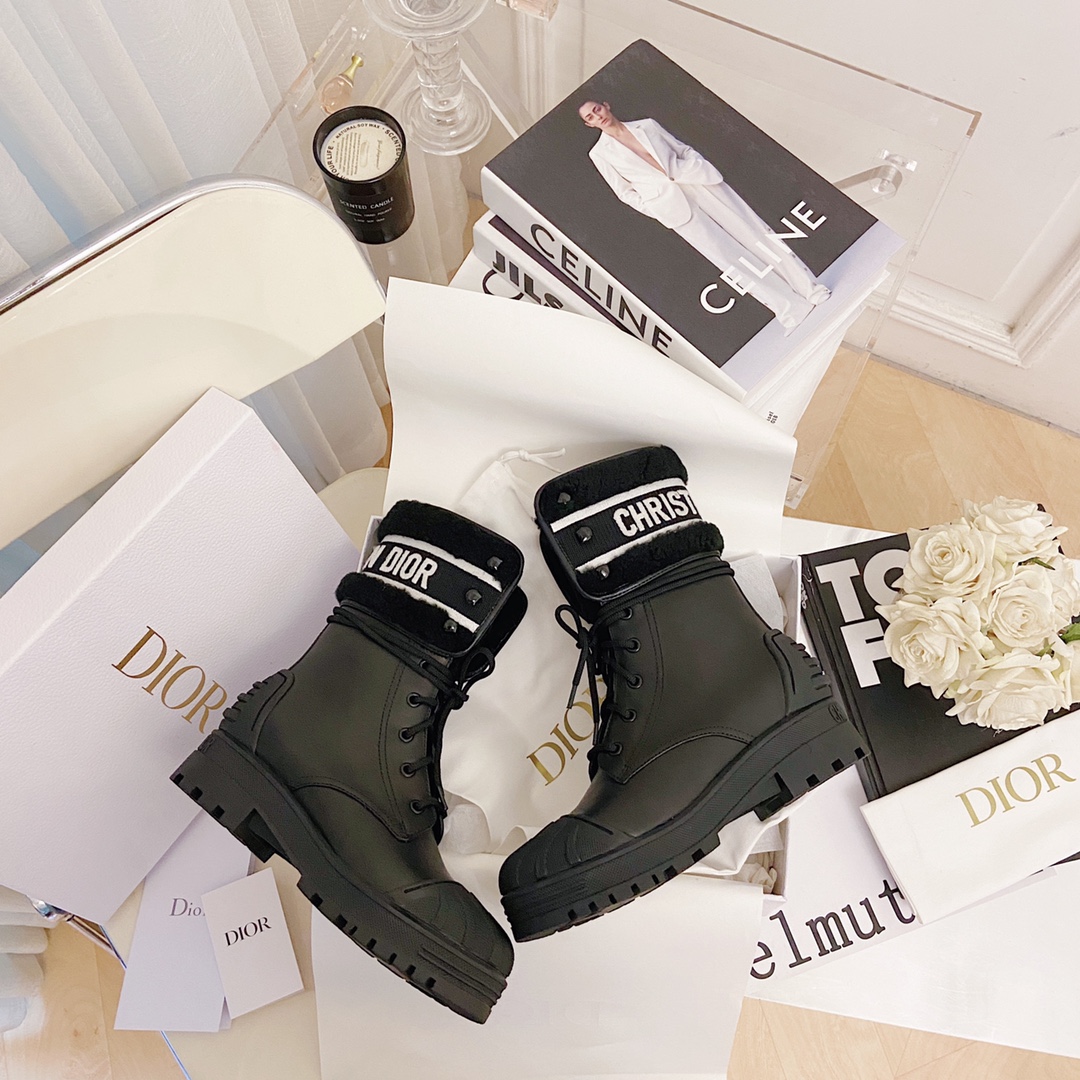 Dior Lace-up High-top Boots - Image 3