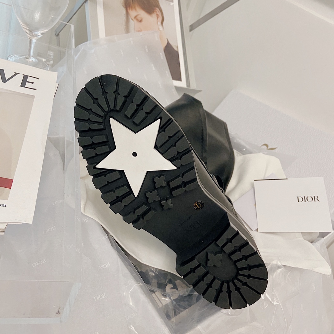 Dior Lace-up Knee-High Boots - Image 9