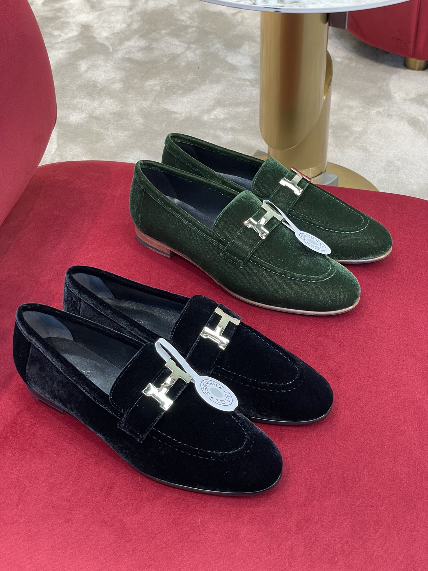 Hermes H Buckle Loafers - Image 14