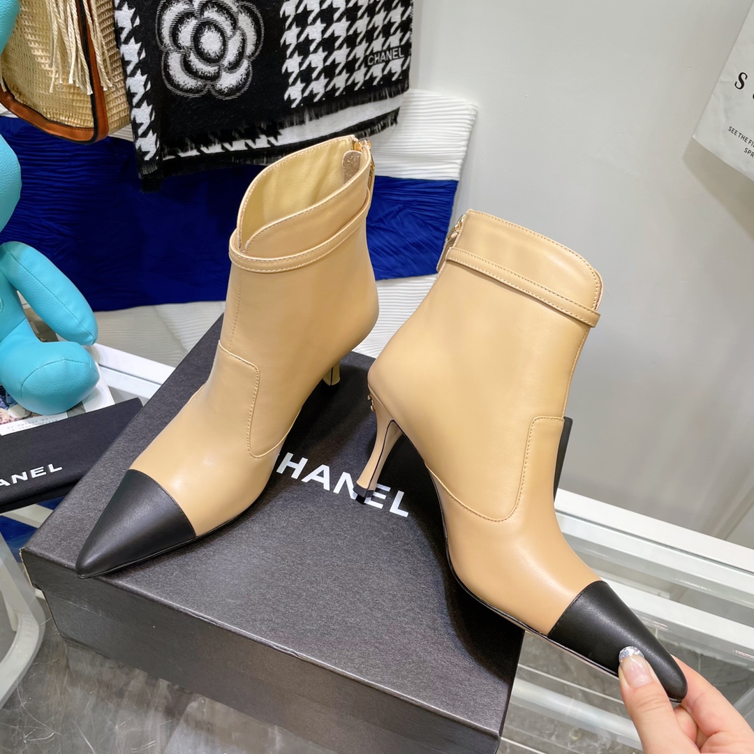 Chanel High-heeled Ankle Boots - Image 4
