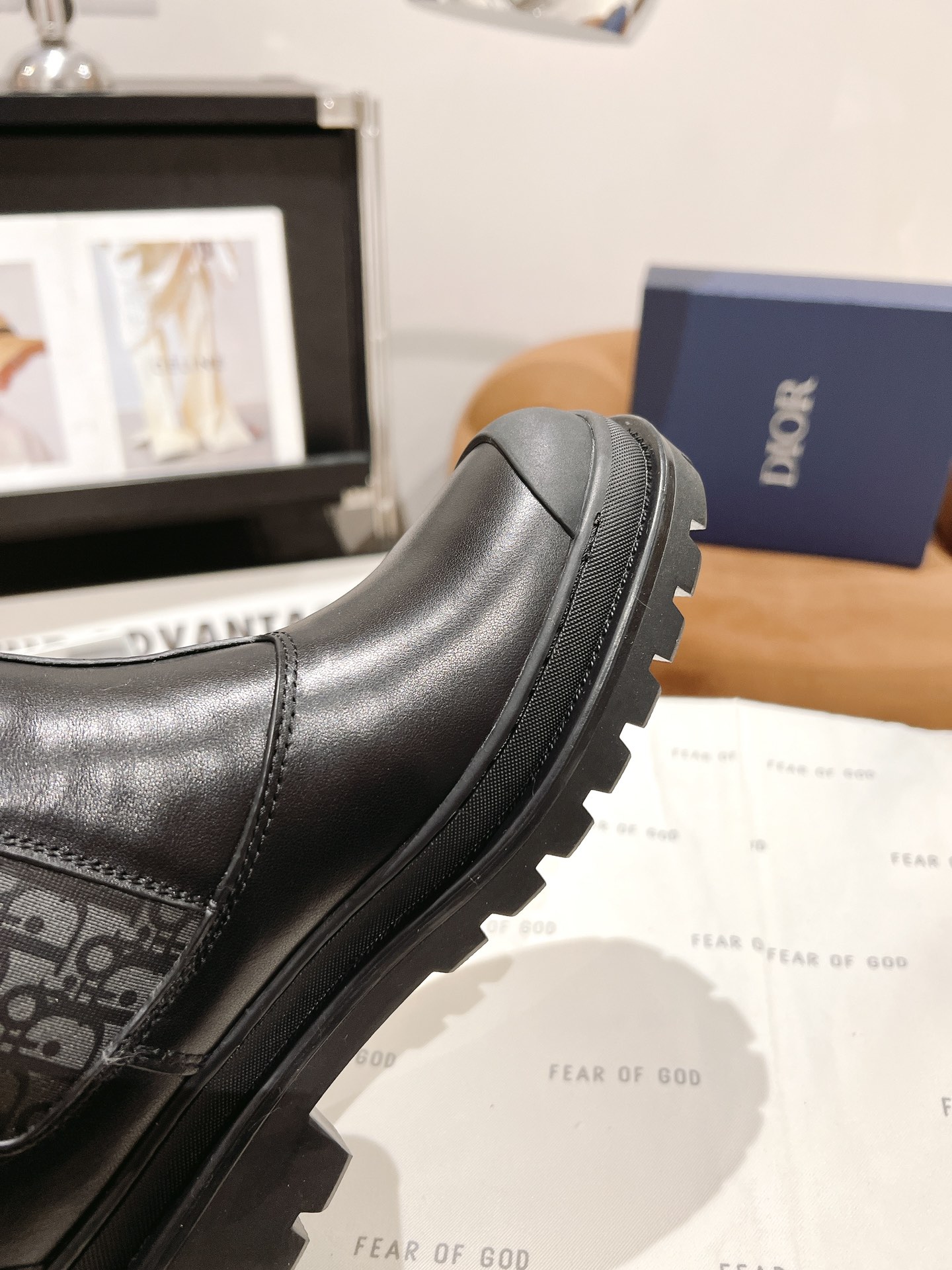 Dior Lace-up Mosaic wool Boots - Image 5