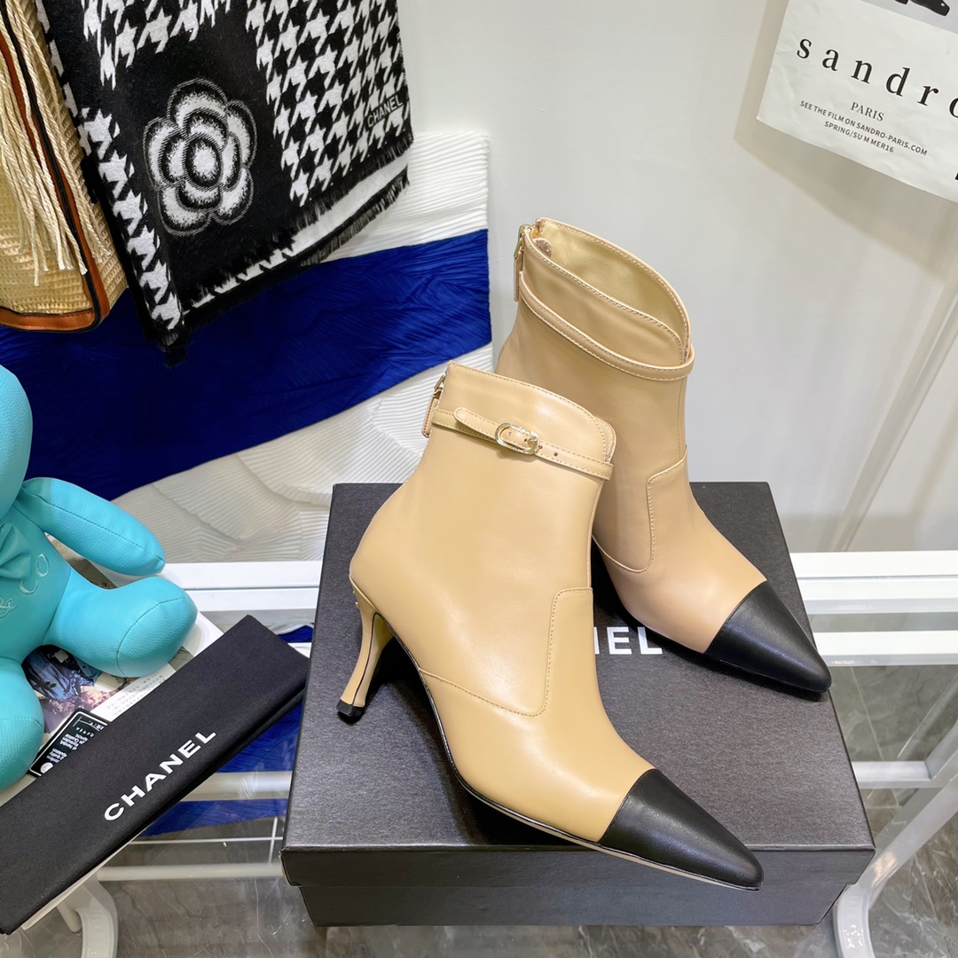 Chanel High-heeled Ankle Boots - Image 6