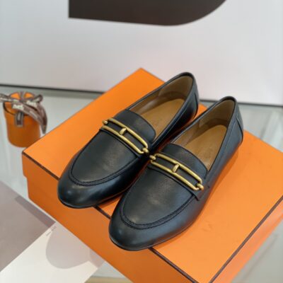 Hermes H Buckle Loafers