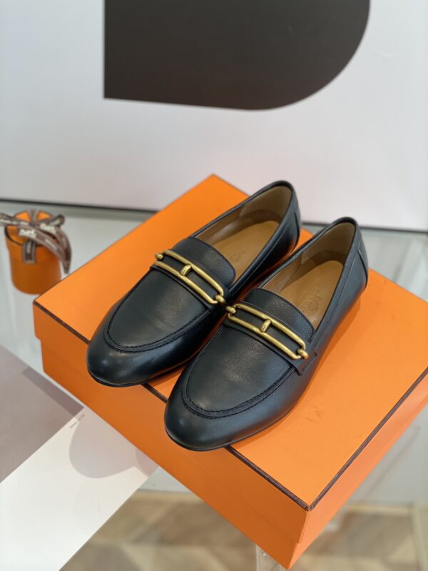 Hermes H Buckle Loafers