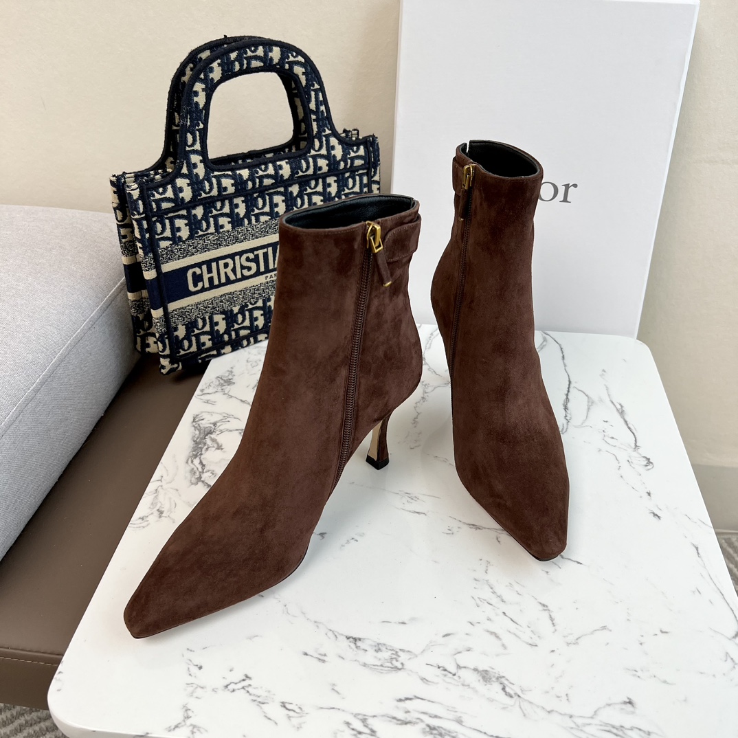 Dior High-heeled Ankle Boots in Brown - Image 7