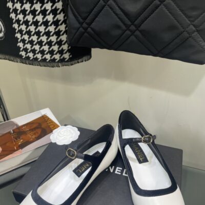 Chanel Pointed Toe Mary Jane Shoes