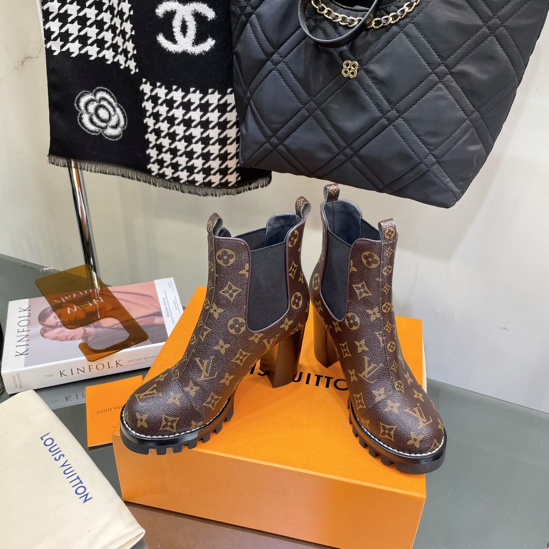 Louis Vuitton High-heeled Short Boots - Image 8