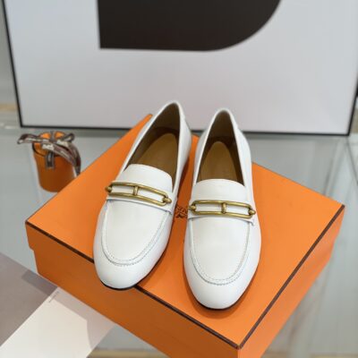 Hermes H Buckle Loafers