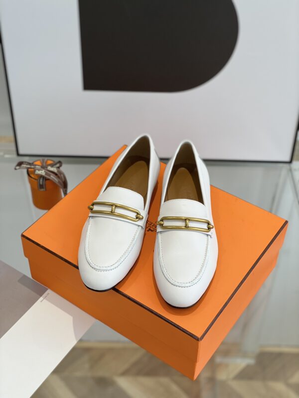 Hermes H Buckle Loafers