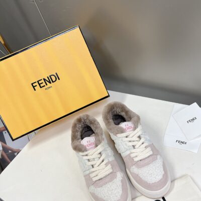 Fendi Fur Sneakers