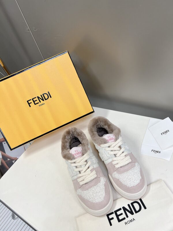 Fendi Fur Sneakers