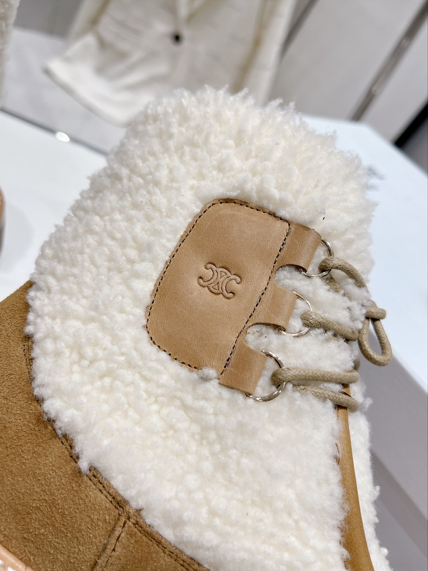 Celine Arc de Triomphe Lace-up Boots - Image 6