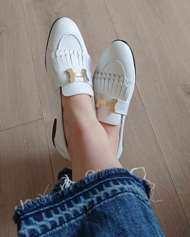 Hermes Fringed Loafers