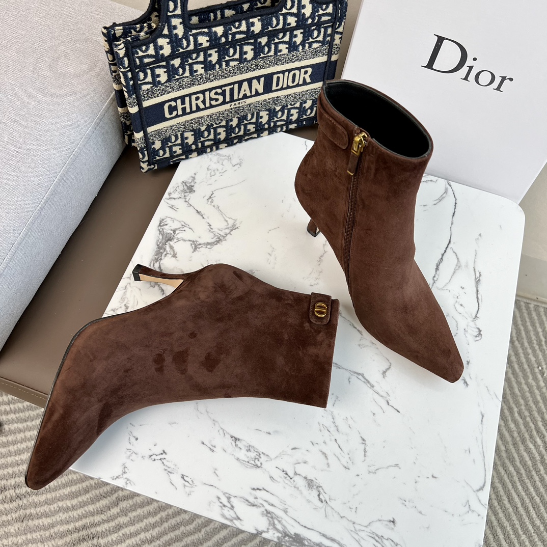 Dior High-heeled Ankle Boots in Brown - Image 8