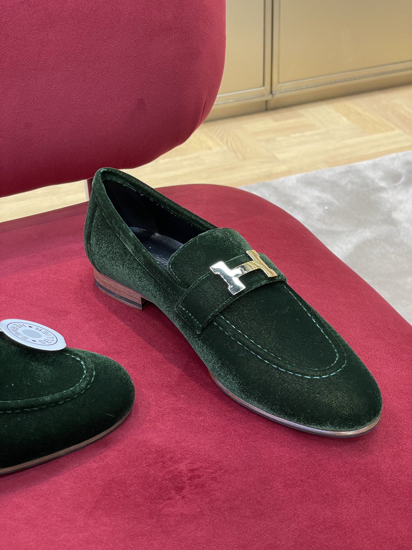 Hermes H Buckle Loafers - Image 4