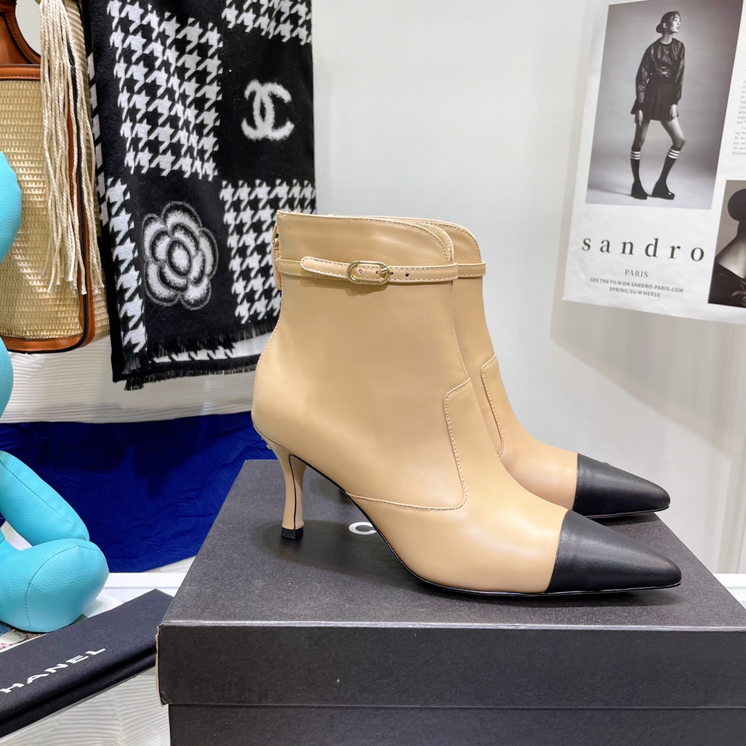 Chanel High-heeled Ankle Boots - Image 8