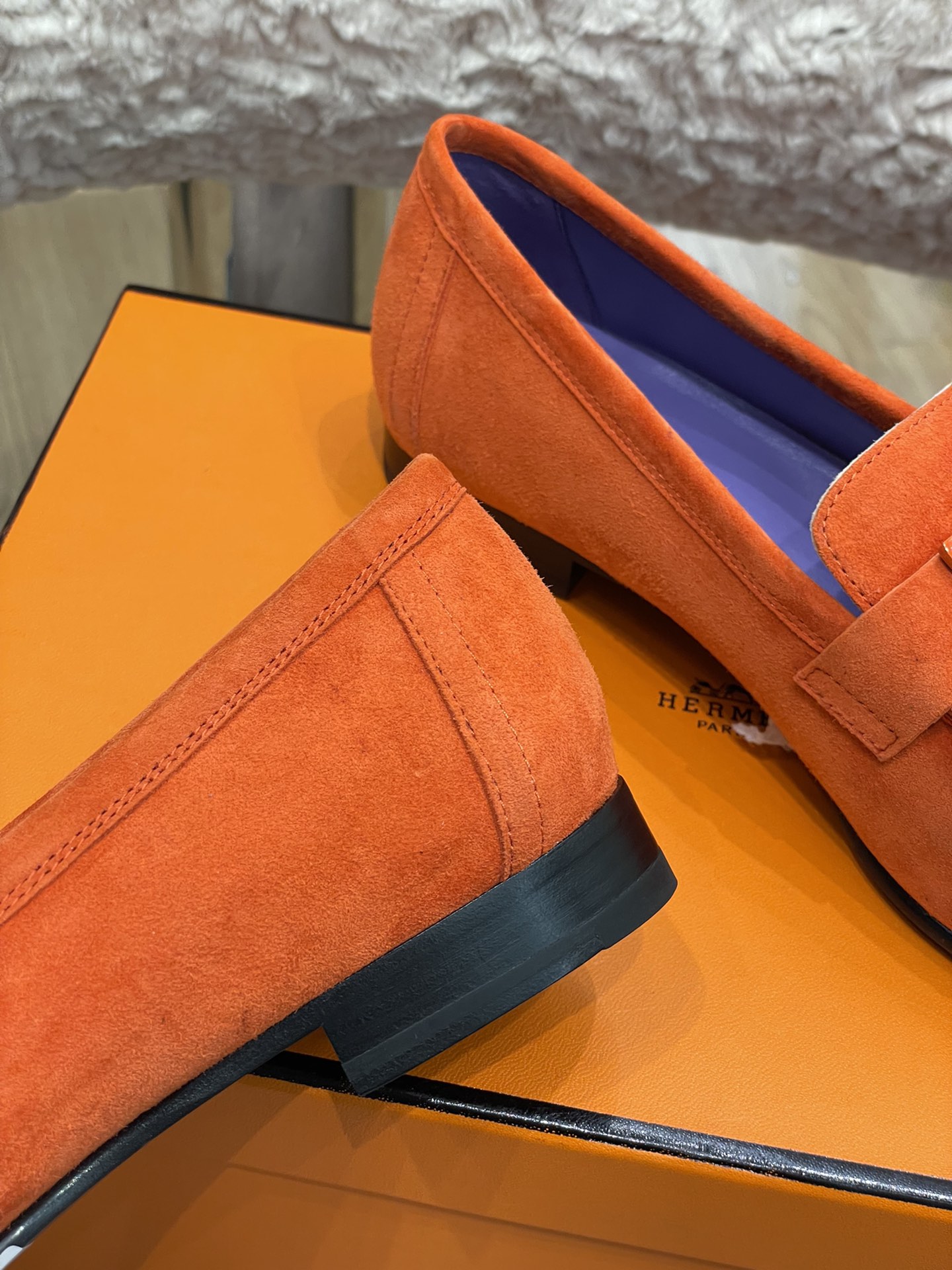 Hermes Fringed Loafers - Image 7