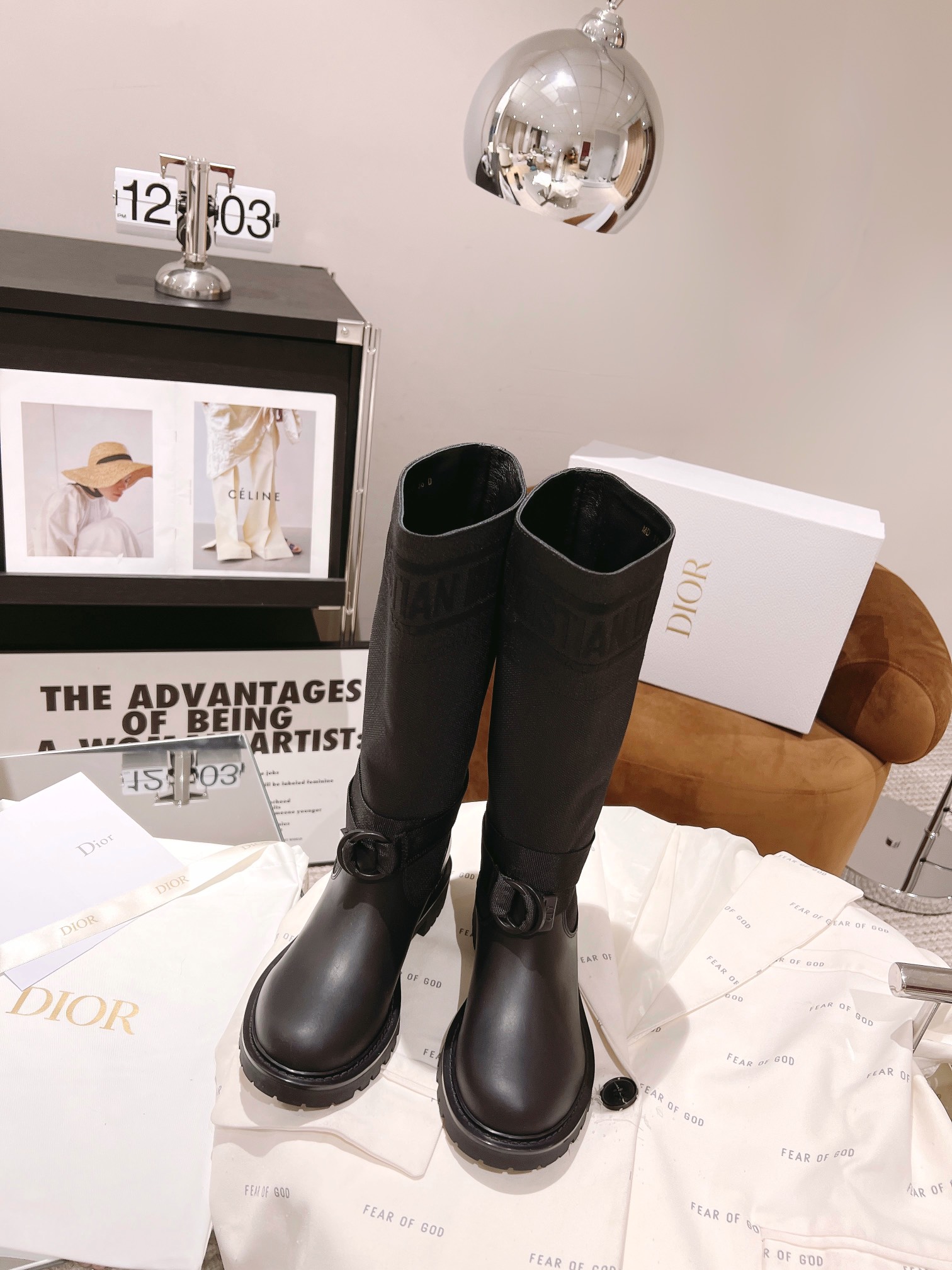 Dior D-Major Martin Boots