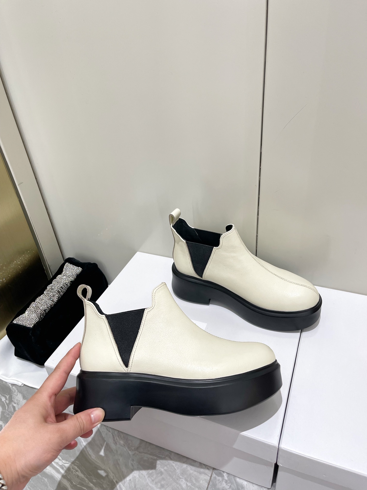 The Row Thick-soled Classic Short Boots - Image 7